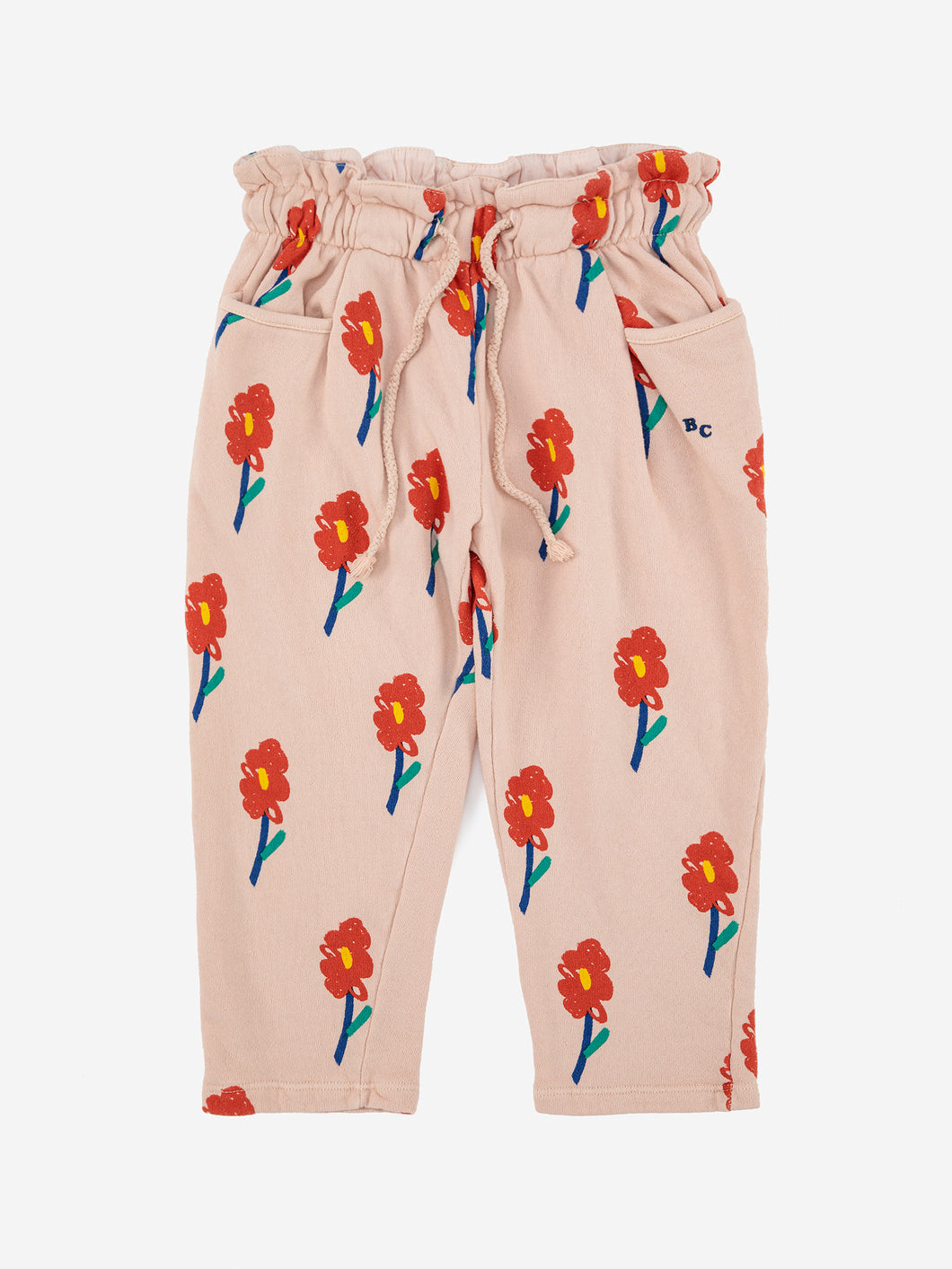 Flowers all over pants