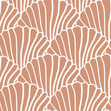 Load image into Gallery viewer, Prostěradlo Seashells Terracotta pink
