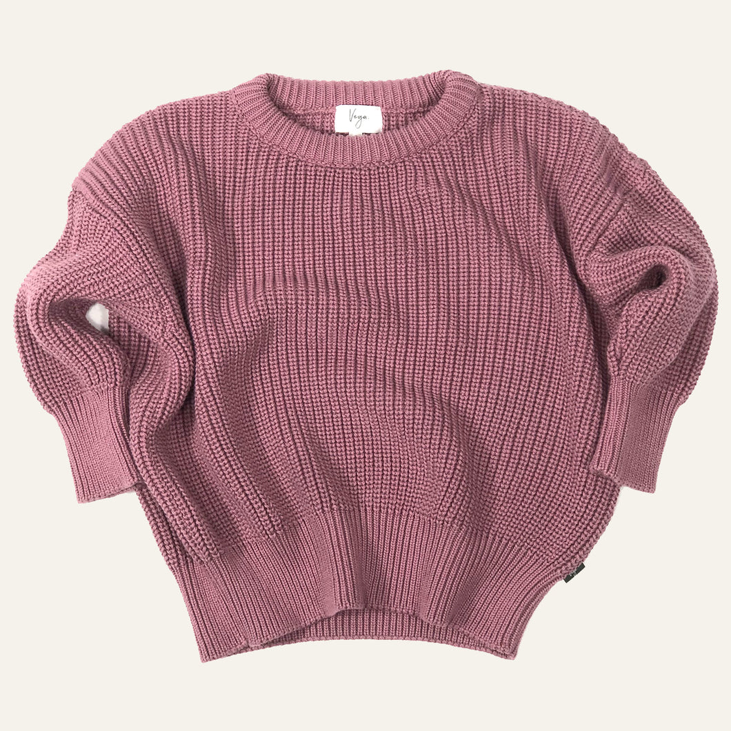 The Cordero sweater Aubergine
